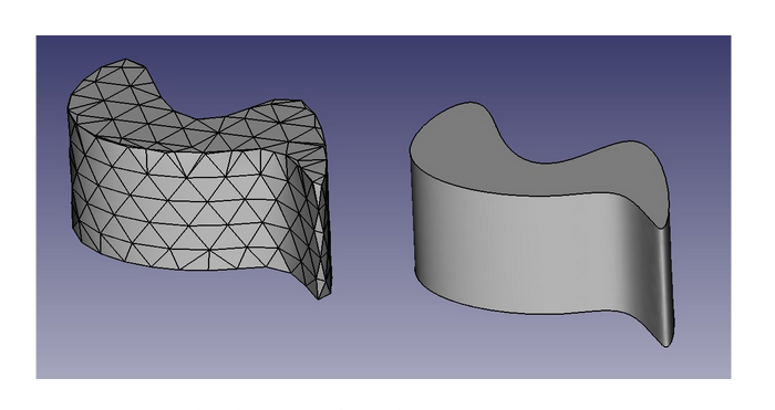 Finite element mesh diagram