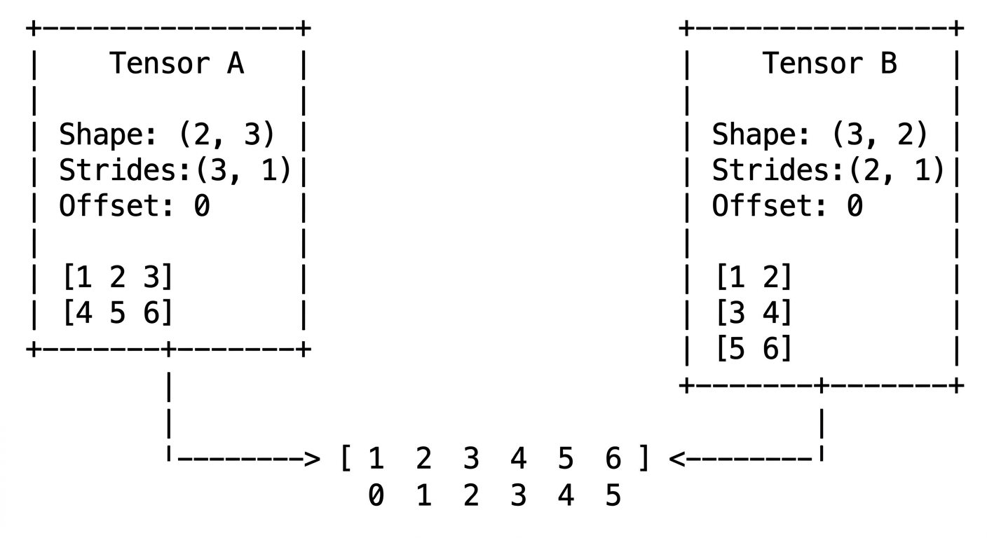 Tensor view diagram